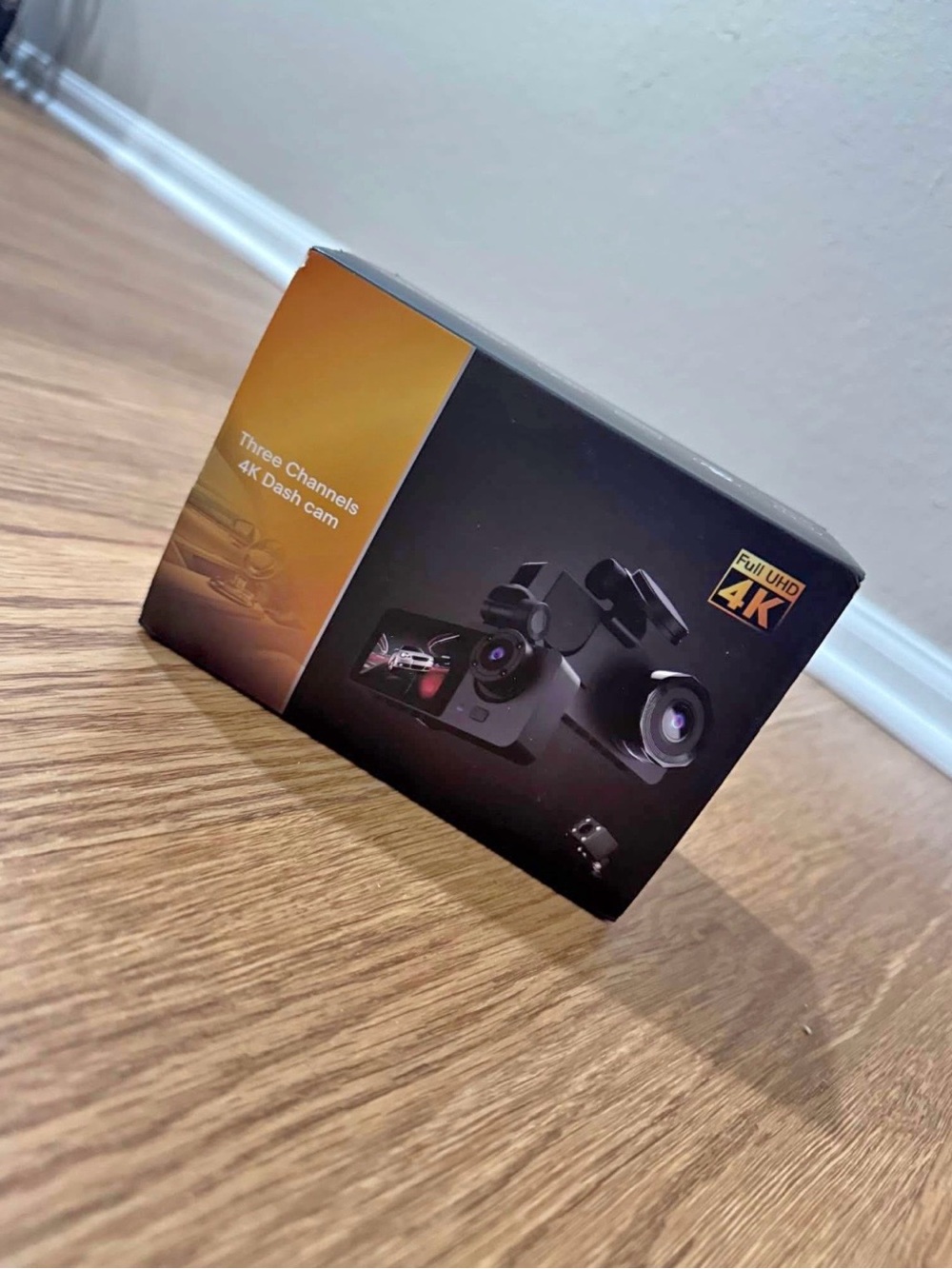 4K Three-Channel Dash Cam - Black